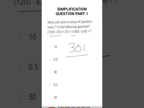 SIMPLIFICATION PART 1 FOR BANK EXAM PRELIMS #banking #exams #speed #tricks
