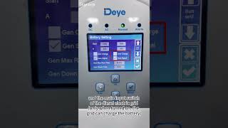Parameter Settings for Deye Inverter（Part 2）#deye #deyeinverter #hybridinverter