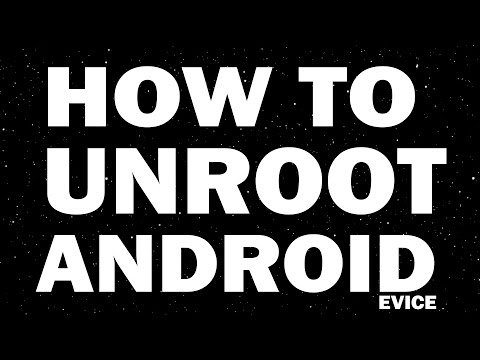 How to UNROOT - Any Android Device Very Easy | Unrooted Freely!