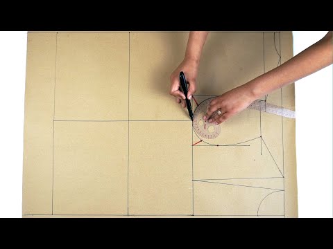 How to draft Basic Bodice with dart from scratch for beginners + MEASUREMENTS