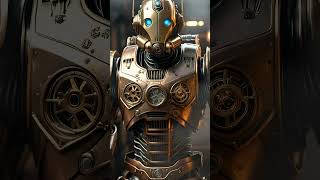Mechanical Robot Face Ai Animation || #SciFiScene#ArtificialIntelligence#CinematicAI#AIFuture