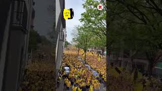 Brutal marea amarilla en Londres: ¡miles de fans del Borussia Dortmund! MARCA