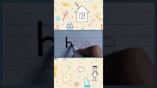How to Write the Word "Blue" ✏️ | Fun Learning for Kids! #bebuscorner #shorts
