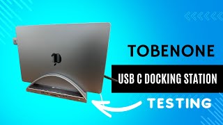 TobenONE USB C Docking Station Dual Monitor for MacBook UDS020