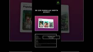 3D CSS Parallax Depth | HTML CSS Effect
