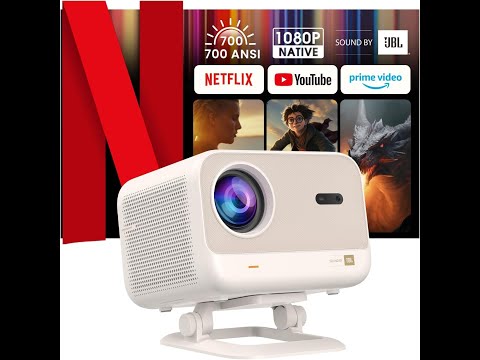 Cinema Redefined: Yaber L2 Plus Smart Projector with Netflix & JBL Sound