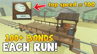 HOW TO SPEEDRUN DEAD RAILS FOR BONDS SOLO(using wooden train)