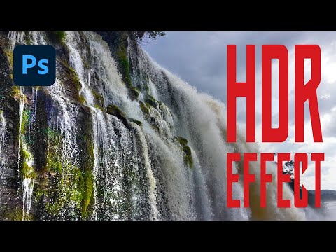 HDR effect in any Photo | Photoshop 2021 | #Shorts