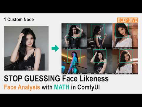 🟠 STOP Guessing Face Likeness: Face Analysis with Math in ComfyUI (ComfyUI Deep Dive)
