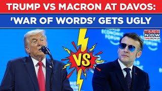 Trump Vs Macron At Davos: Watch POTUS Brutally Troll French President As War Of Words Peaks