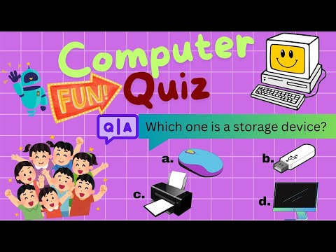COMPUTER FUN QUIZ 🖥️ | Computer Learning for Kids | Fun Activity | Multiple Choice Questions | Quiz