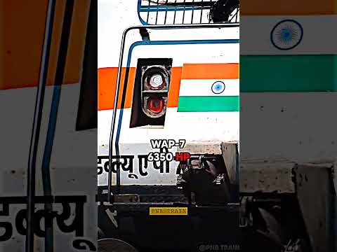 Most Powerful Locomotive Of Indian Railways #indianrailways #attitude #status #wag9hh #wap7 #wdg6g