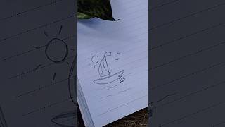 Doodling art ⛵. #art #shorts #yt #sketch #mydoodleworld