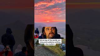 Suddenly your problems melt away #sunrise #sunrisehike #mountains #lifeproblems #life #worklife