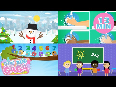 Addition Song & Coronavirus Song + More Nursery Rhymes Songs by Boo Boo Gaga #booboogaga