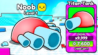 I Went From Noob to PRO with STRONGEST Tank in Roblox Tank Game!