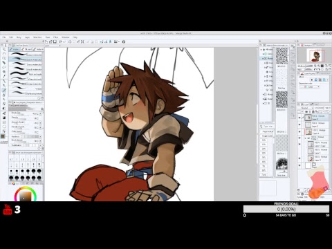 Lets draw Kingdom Hearts!