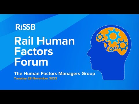 The Rail Human Factors Forum 2023