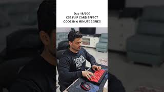🎴 Flip it like a pro! Learn this cool CSS flip card effect in seconds! #CSSTricks #WebDev