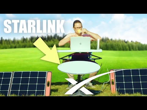 I Created a Portable Office (Starlink + Solar Power)