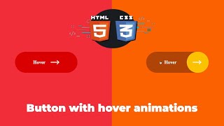Make a Simple Button with Hover Animations - HTML CSS (SCSS)