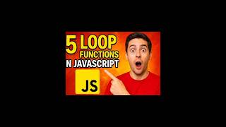 Master 5 JavaScript Loops in 30 Sec! #javascript #coding #learncode #techshorts