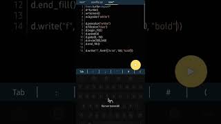 Draw a Facebook logo using python. #programming #python #turtle #turtlelibrary #learnpython #turtle