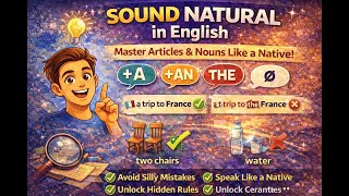 The Secret Code to Sound Natural in English: Master Articles & Nouns Like a Native!