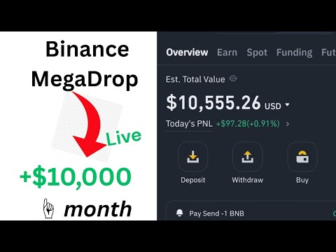 Binance MegaDrop $10,000🔥make quick buzz on binance MegaDrop projects