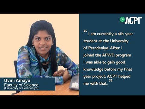 I joined the APWD program I was able to gain good knowledge before my final year project.