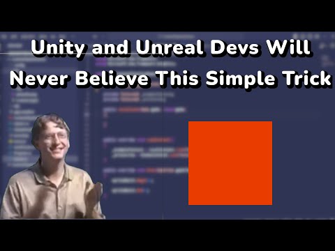 Unity and Unreal Devs Will Never Believer This one Simple Trick
