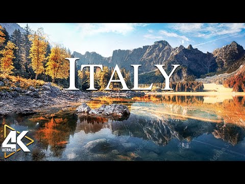 Italy - Relaxing Music With Beautiful Natural Landscape ( Video 4K)