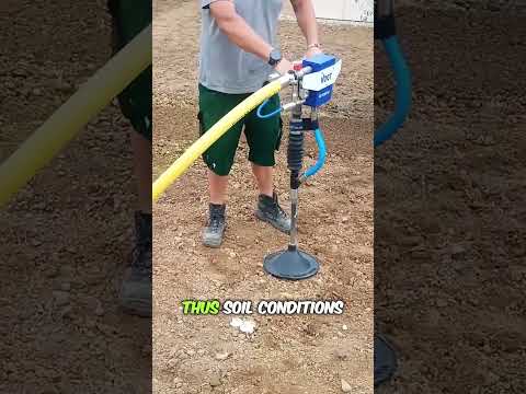 Fertilizing The Soil With High-Pressure Wind