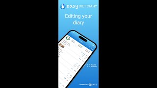 Easy Diet Diary - Editing your diary