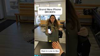 BRAND NEW PHONE BROKE #brokenfix #smartphone #gaming #problemfix #tech #cellphone #education