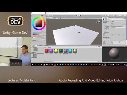 Unity Game Development with Moishi Rand (Hebrew)