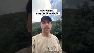 Can you work remotely from a van? #vanlife #vanbuild #offgrid #remotework