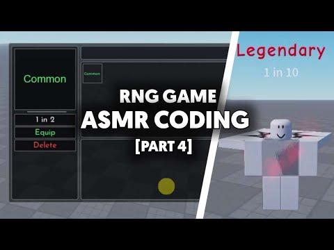 ASMR Coding - RNG Game - Roblox Studio [#4]