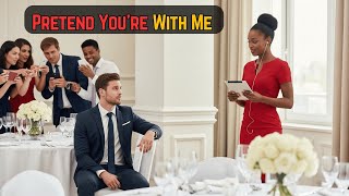 Billionaire CEO Was Sitting Alone at the Wedding—Until a Stranger Whispered, “Pretend You’re With Me