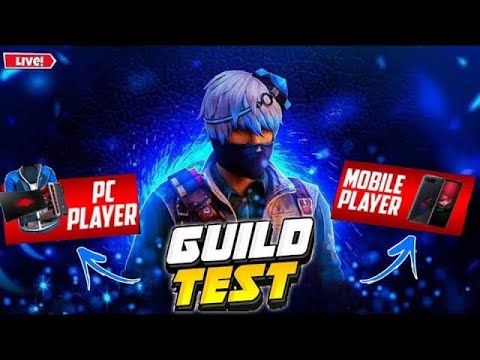 Guild Test Free Fire MAX : 👍 Live stream | Playing Custom | Streaming with Subscribers