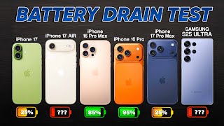 iPhone 17 Series Ultimate Battery Drain Test🤯