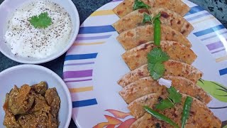 इस मूंग दाल के पराठे के आगे कचौरी भी फेल है। मूंग दाल भरवा मसाला पराठा। Moong dal paratha।