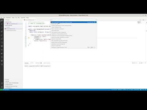 Start with JBang and Camel debug with a built-in single-command  in VS Code
