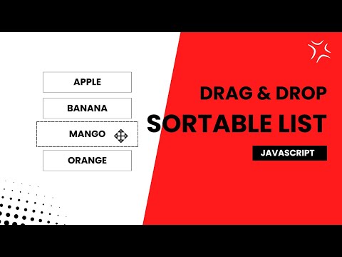 Creating a Drag and Drop Sortable List in JavaScript - No Library Needed!
