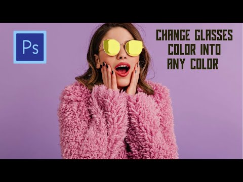Change glasses color into any color…