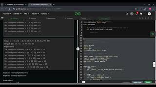 K Sized Subarray Maximum || Sliding Window Algorithm || GeeksforGeeks || Problem of the Day || POTD