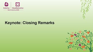 Keynote: Closing Remarks