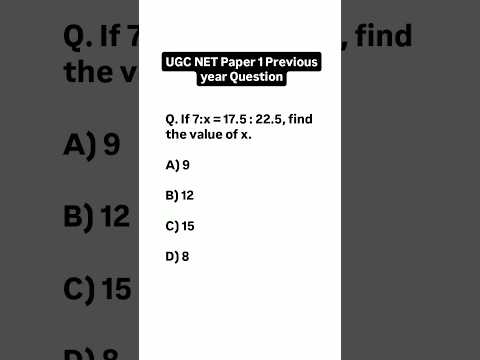 UGC NET Paper 1 Previous year Question | UGC NET Paper 1 #ugcnet #ugcnetpaper1 #shorts #ugcnetexam