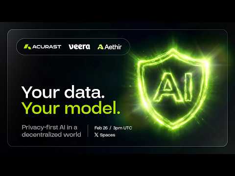 Your Data, Your Model - X Spaces 26.02.2026