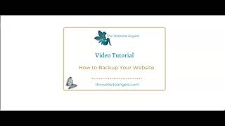 How to backup your website